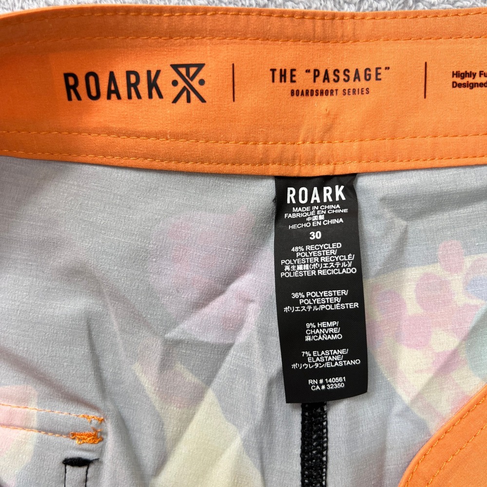 Roark The Passage Boardshorts Mens 30 Fruit Print Swim Trunks Surf Shorts - Picture 4 of 8